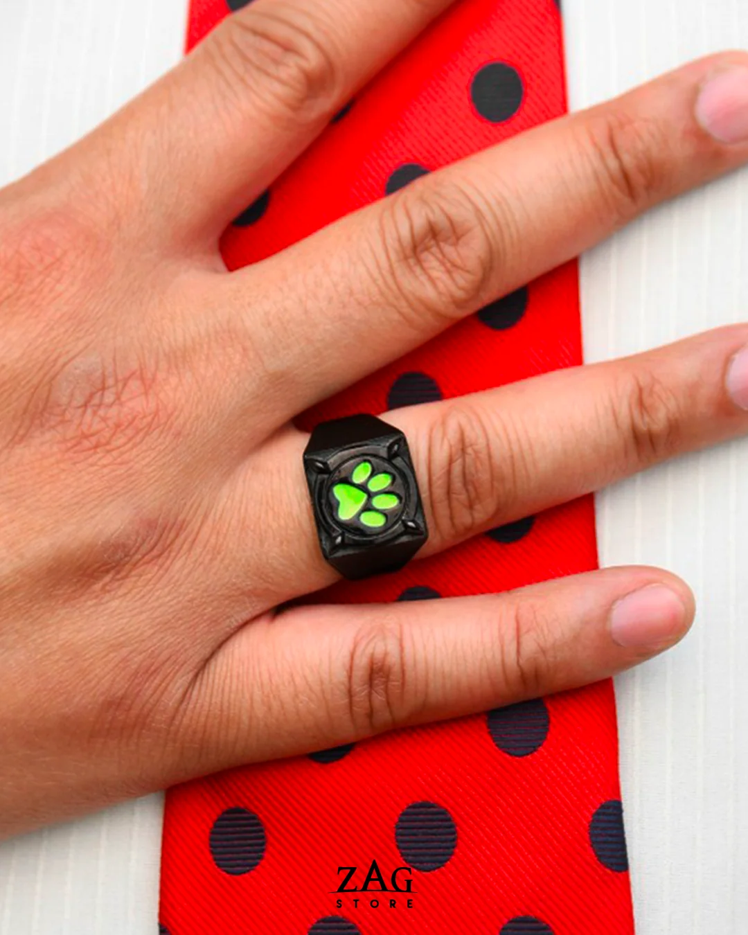 Miraculous Cat Noir Ring - Image 4