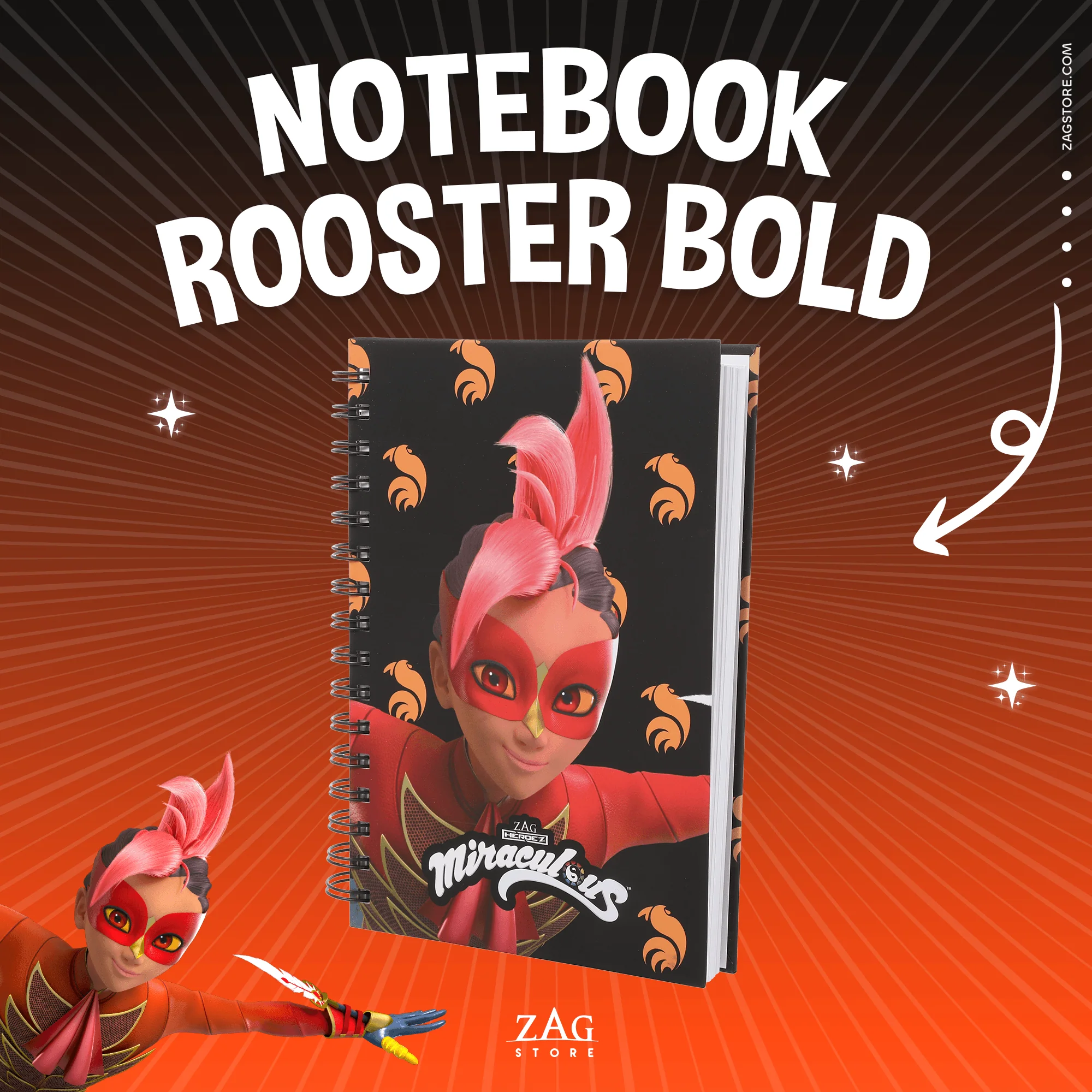 Super Heroes Notebook Rooster Bold - Image 6