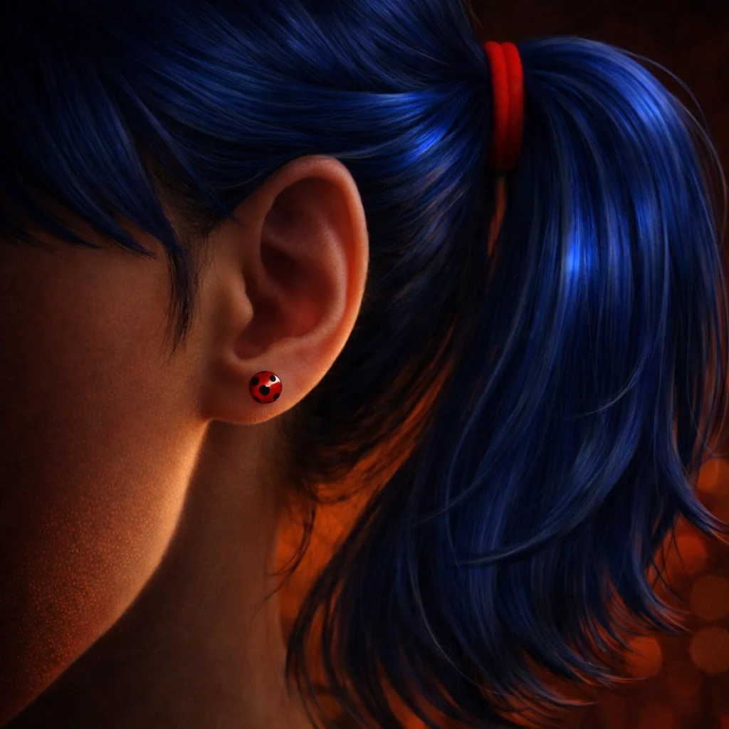 Miraculous Ladybug Earrings (CLIP-ON) - Image 2
