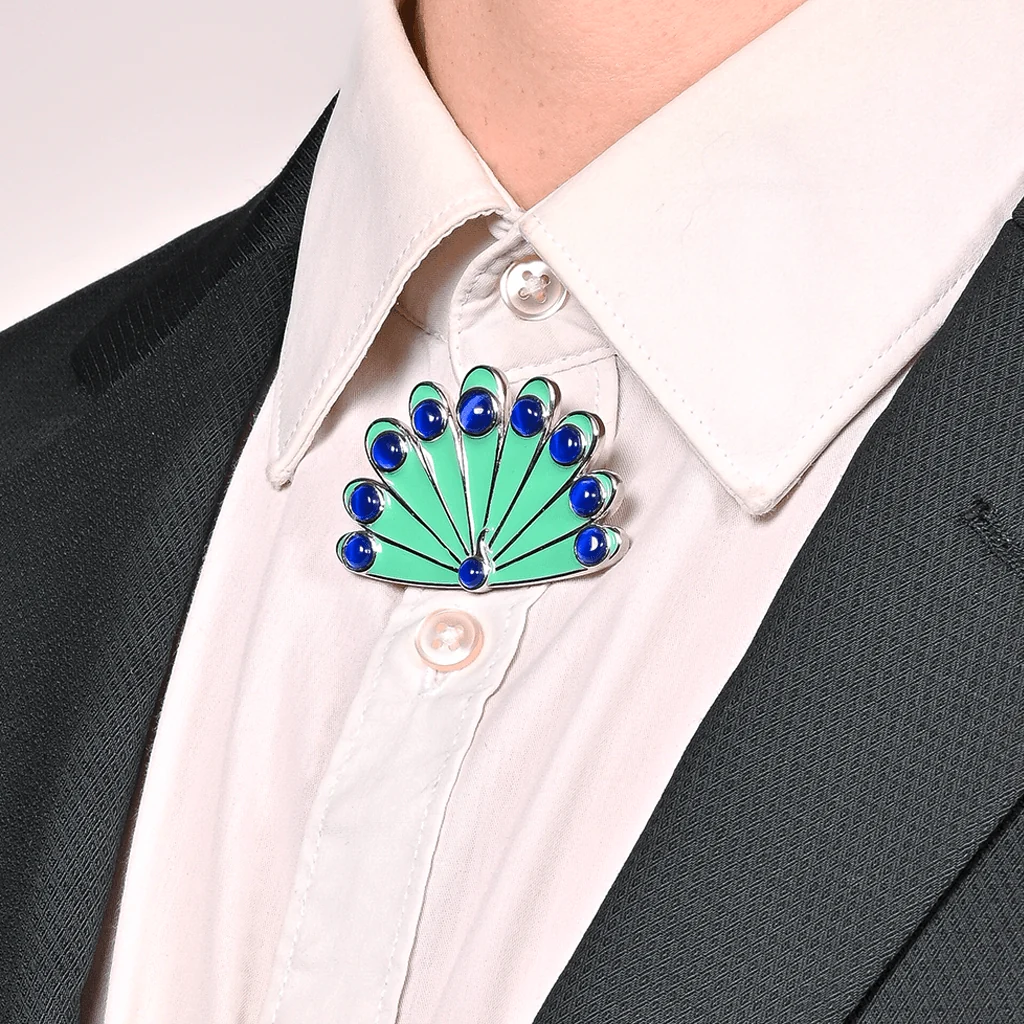 Miraculous Peacock Camouflage Brooch - Image 3
