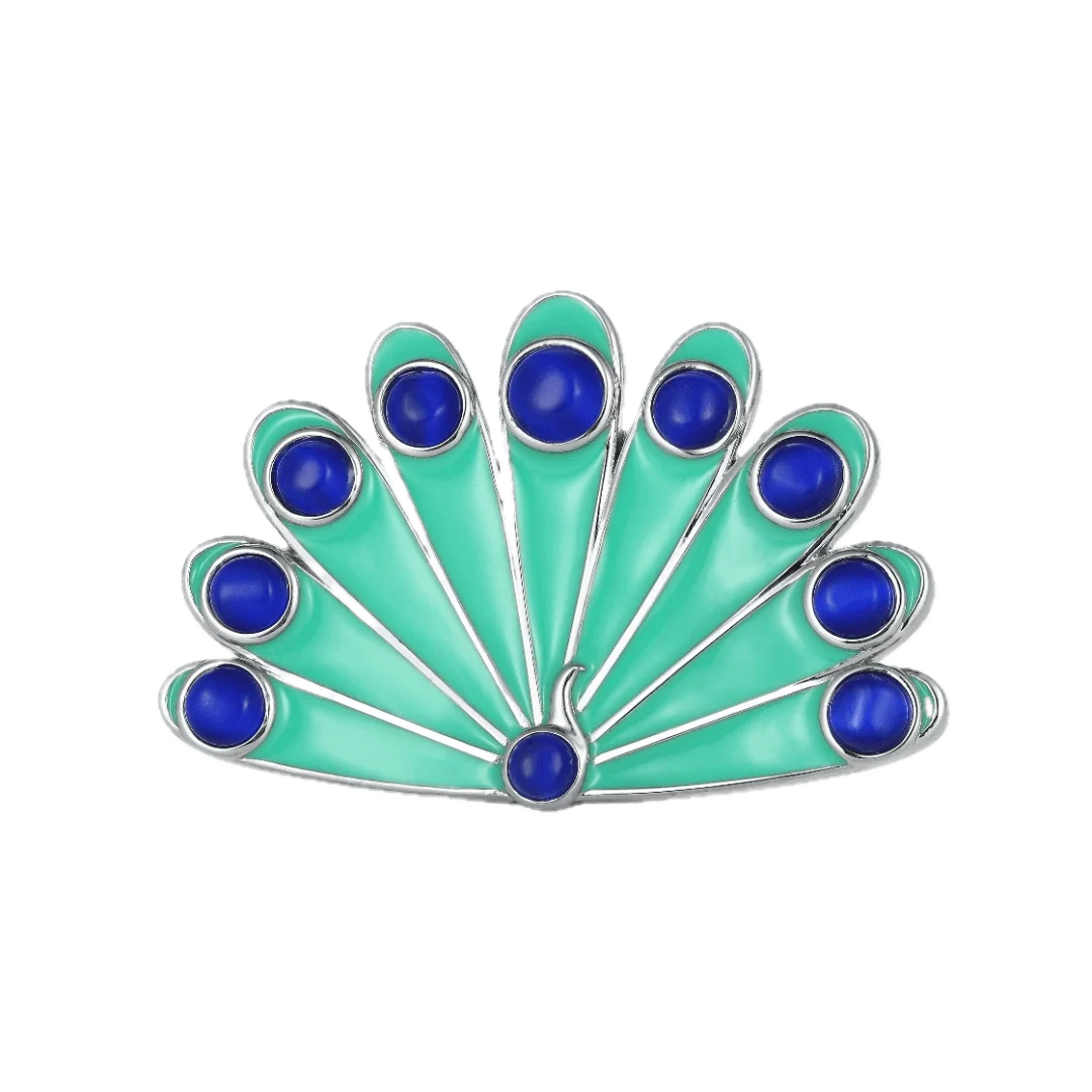 Miraculous Peacock Camouflage Brooch - Image 4