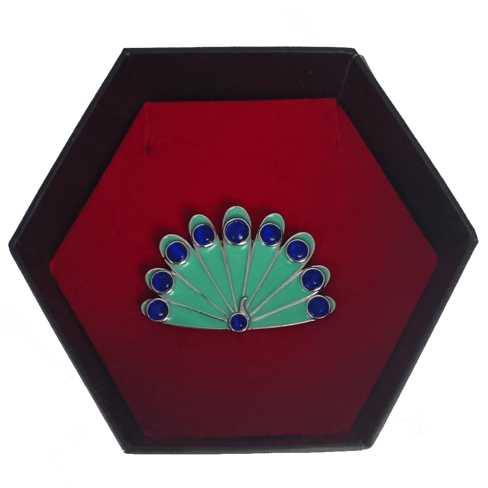 Miraculous Peacock Camouflage Brooch - Image 5