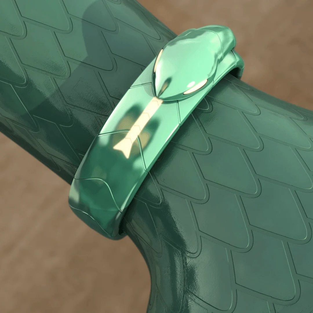 Miraculous Viperion Snake Bracelet - Image 7