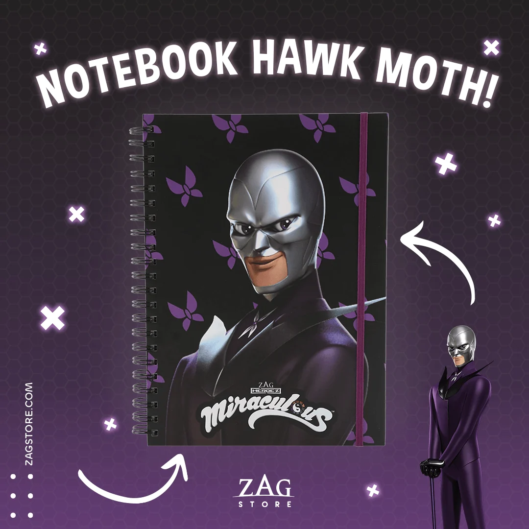 Super Heroes Notebook Hawk Moth - Image 4