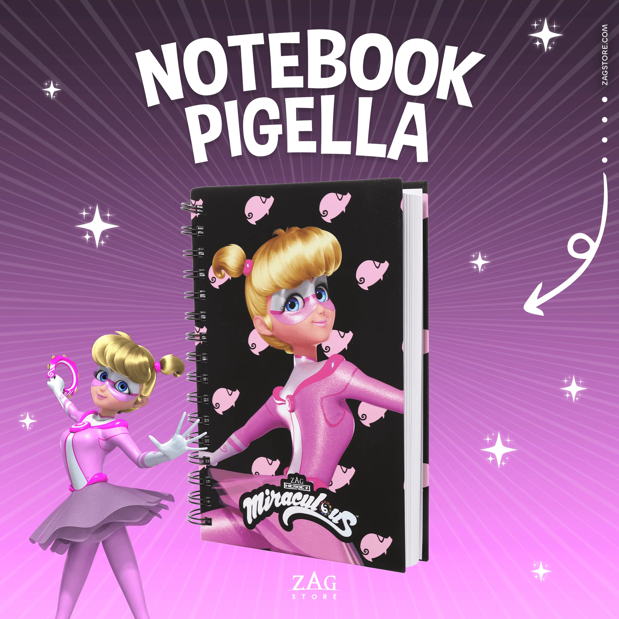 Super Heroes Notebook Pigella - Image 6